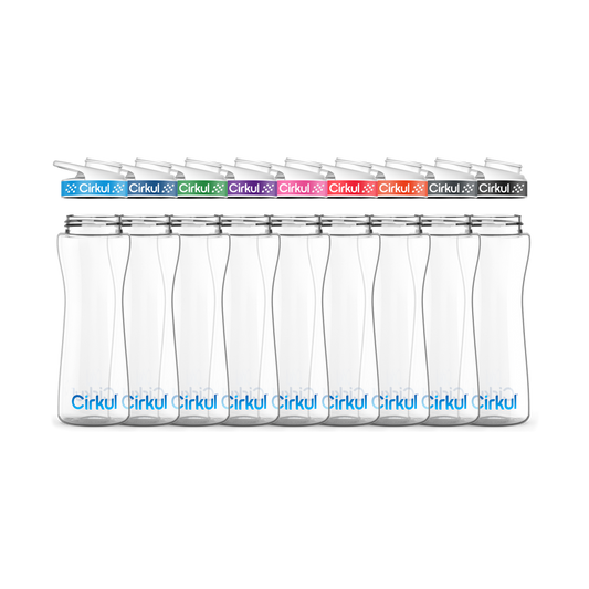 22oz. Plastic Bottle & Comfort Grip Lid IT9